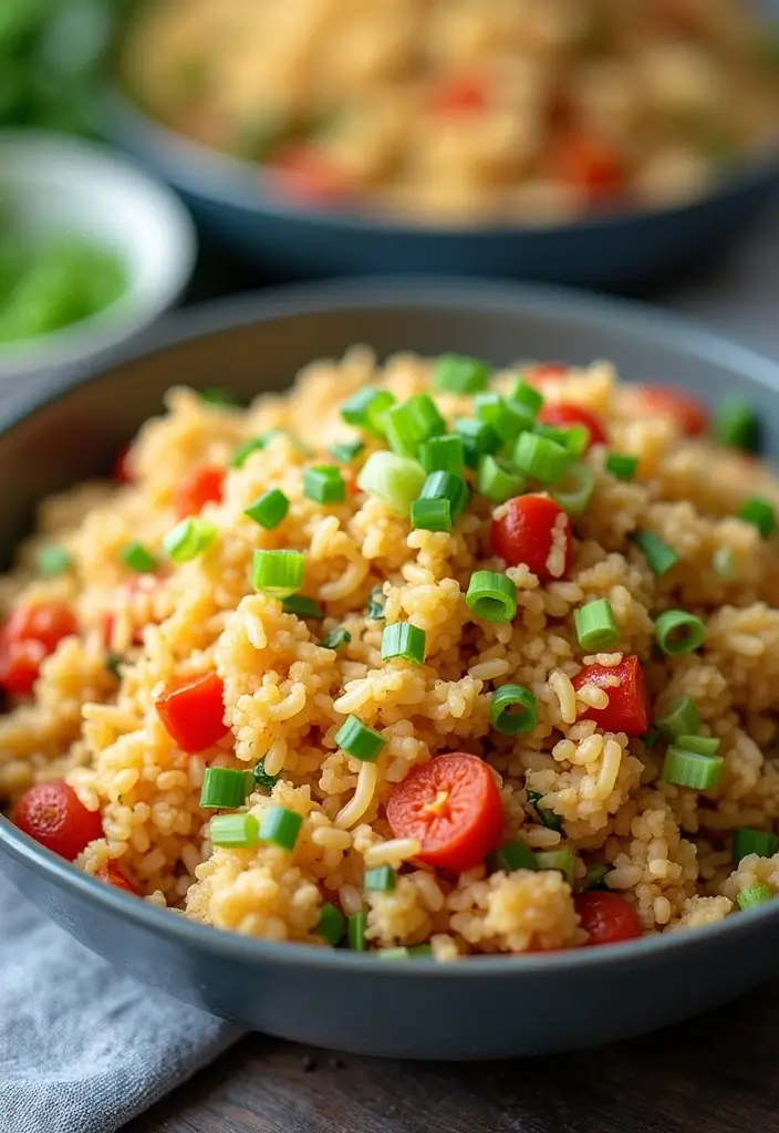 28 Low Calorie Healthy Family Dinner Recipes to Try - 4. Cauliflower Fried Rice