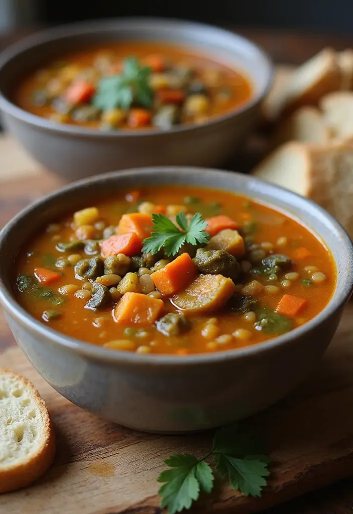 28 Low Calorie Healthy Family Dinner Recipes to Try - 8. Lentil Soup with Vegetables