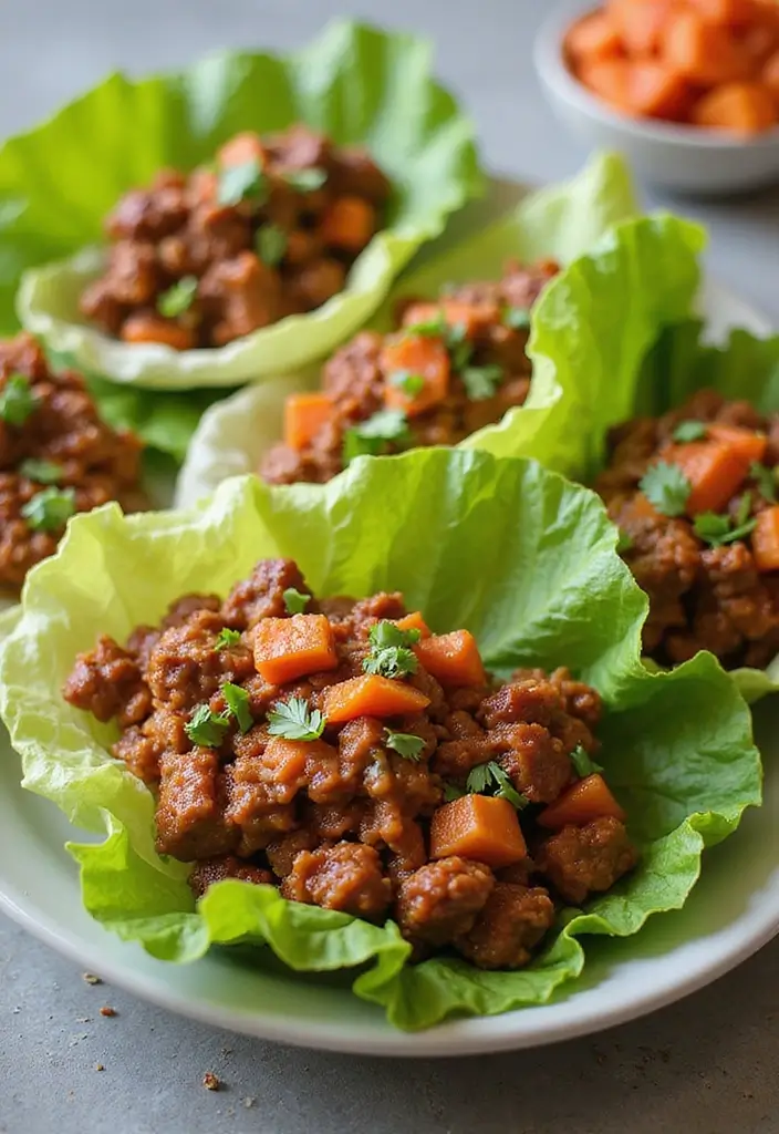 28 Quick Dinner Ideas for Busy Moms and Families - 12. Sloppy Joe Lettuce Wraps
