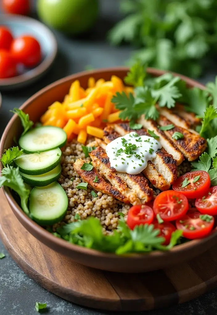 28 Quick Dinner Ideas for Busy Moms and Families - 23. Greek Chicken Bowls