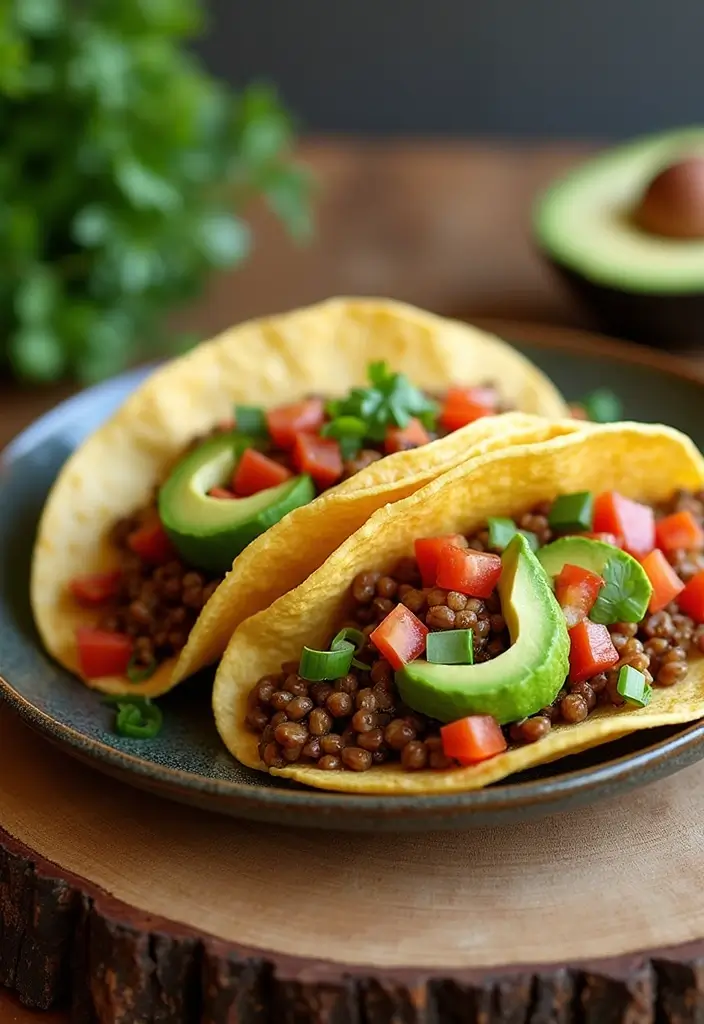 28 Quick Healthy Family Meals for Busy Days - 2. Lentil Tacos
