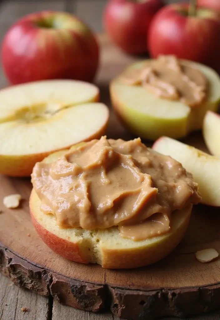 28 Quick Healthy Family Meals for Busy Days - 20. Apple and Almond Butter Sandwiches