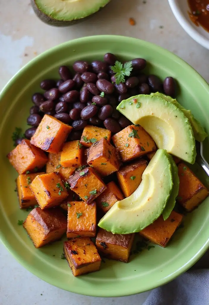 28 Quick Healthy Family Meals for Busy Days - 4. Sweet Potato and Black Bean Bowls