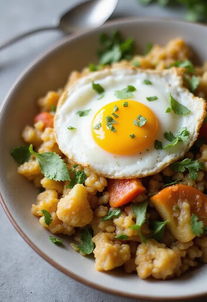 28 Quick Healthy Family Meals for Busy Days - 8. Cauliflower Rice Stir-Fry