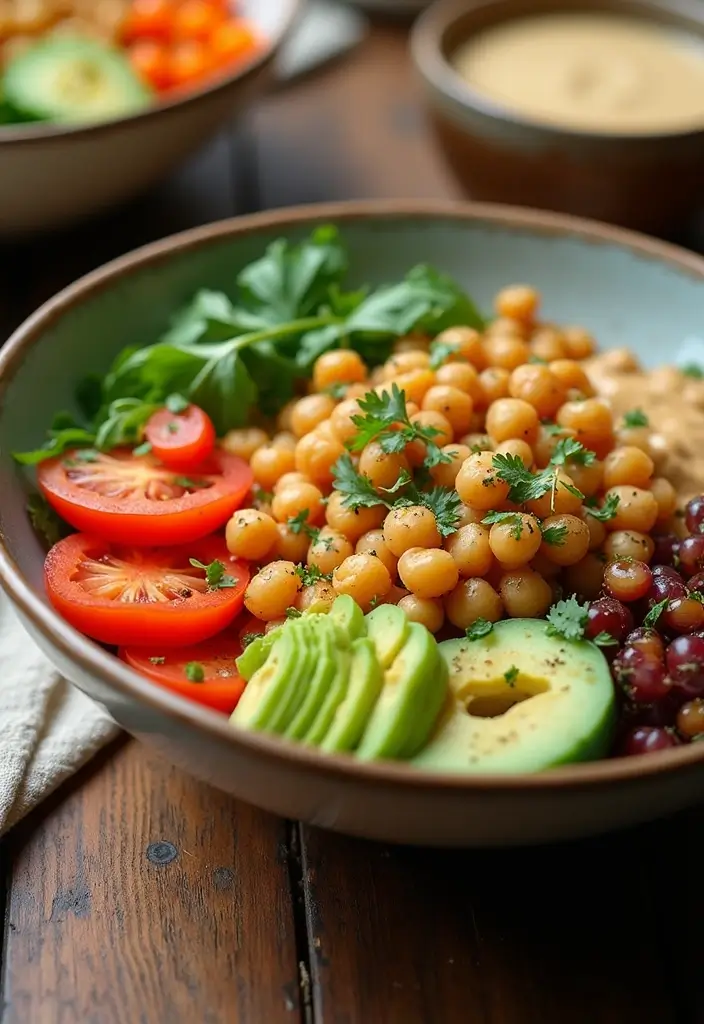 28 Quick Healthy Family Meals for Busy Days - 9. Mediterranean Chickpea Bowls