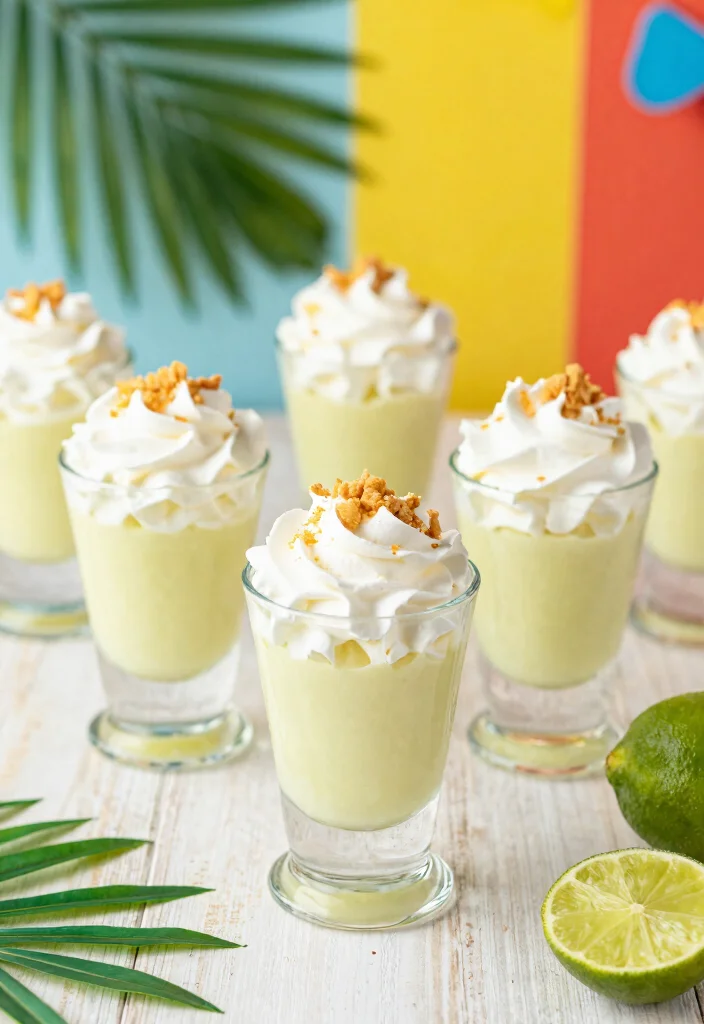 10 Dessert Shot Recipes for Fun Party Size Treats 56 10 Dessert Shot Recipes for Fun Party Size Treats 6. Key Lime Pie Shot 0