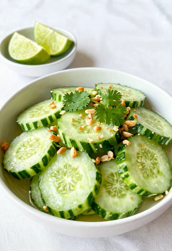 10 Easy Cold Dinner Recipes for No Cook Nights 34 10 Easy Cold Dinner Recipes for No Cook Nights 4. Thai Cucumber Salad 0
