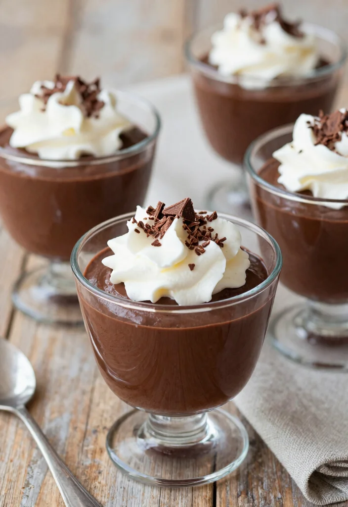 10 Half and Half Dessert Recipes for Smooth Creamy Texture 1. Silky Chocolate Mousse 0