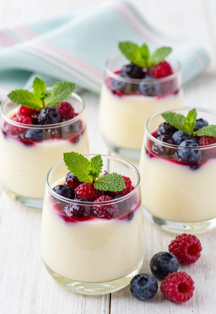 10 Half and Half Dessert Recipes for Smooth Creamy Texture 2. Creamy Vanilla Panna Cotta 0