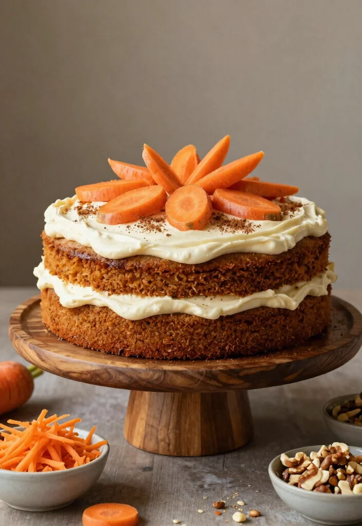 10 Healthy Vegan Cake Recipes for Lighter Sweet Baking 3. Carrot Cake with Cashew Cream Frosting 0