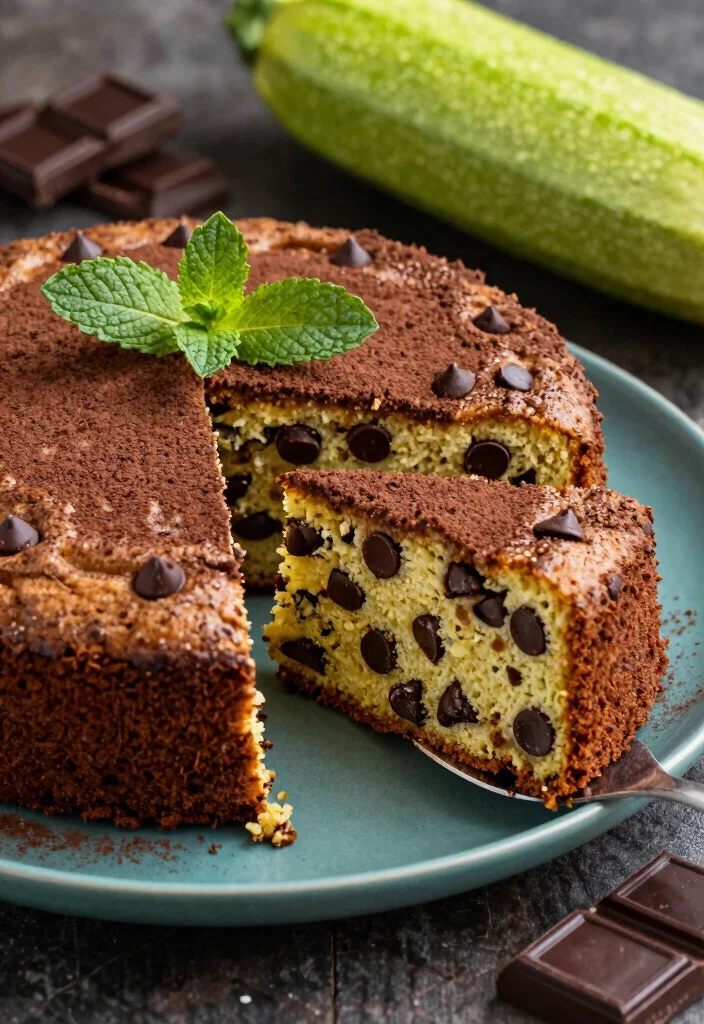 10 Healthy Vegan Cake Recipes for Lighter Sweet Baking 5. Zucchini Chocolate Chip Cake 0