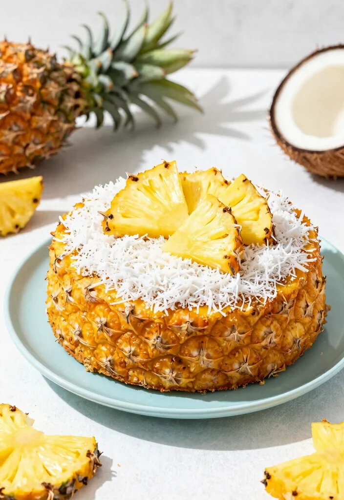 10 Healthy Vegan Cake Recipes for Lighter Sweet Baking 6. Coconut Flour Pineapple Cake 0