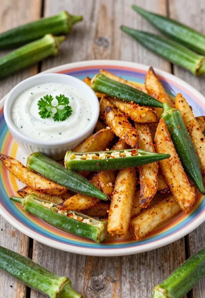 10 Keto Okra Recipes for Crispy Low Carb Sides 2. Spicy Okra Fries 0