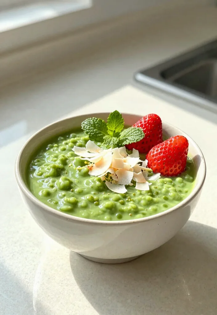 10 Keto Porridge Recipes for Warm Low Carb Mornings 9. Matcha Green Tea Porridge 0