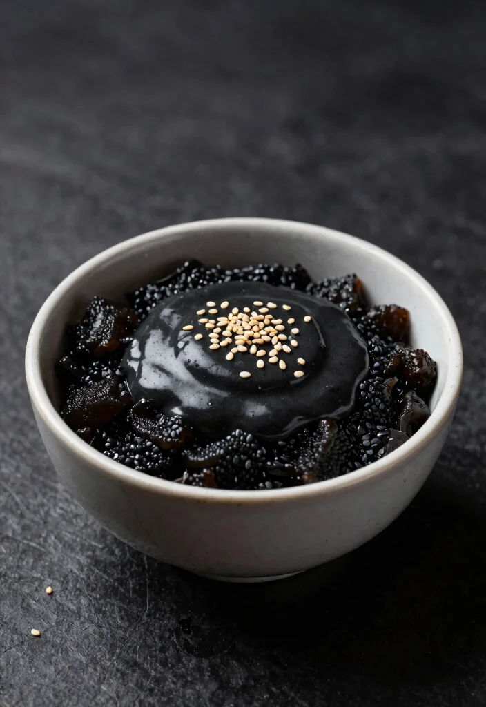 10 Sago Dessert Recipes for Creamy Comfort Sweets 9. Sago with Black Sesame Cream 0