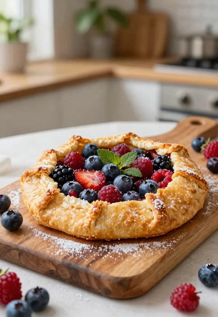 10 Tart Dessert Recipes for Bright Bold Sweet Bakes 2. Berry Galette Tart 0