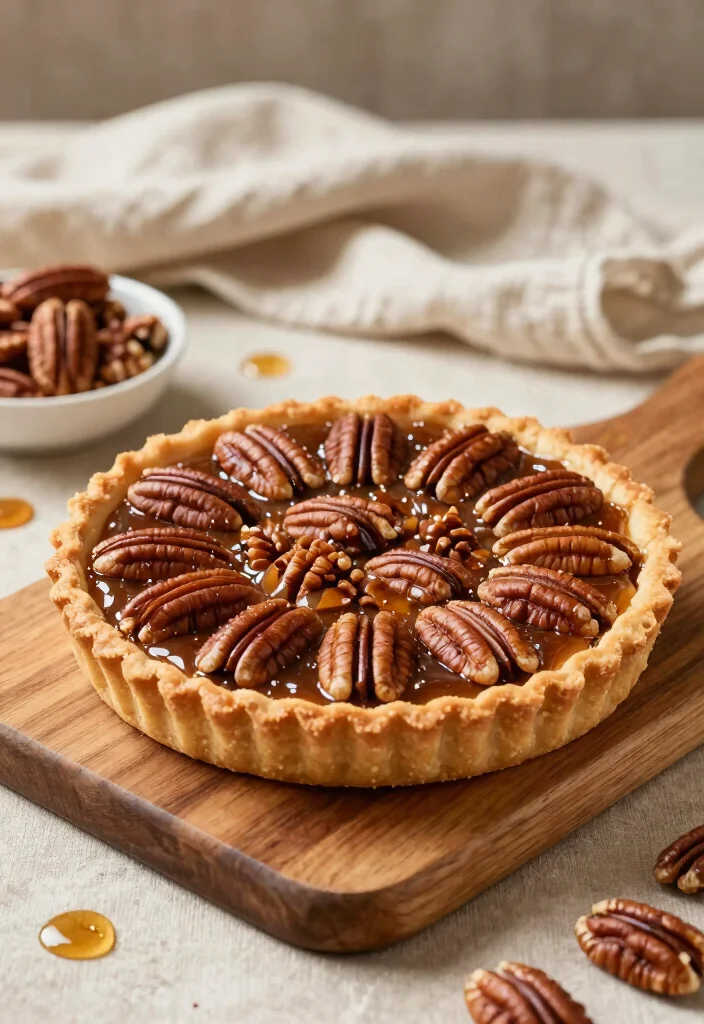 10 Tart Dessert Recipes for Bright Bold Sweet Bakes 6. Maple Pecan Tart 0
