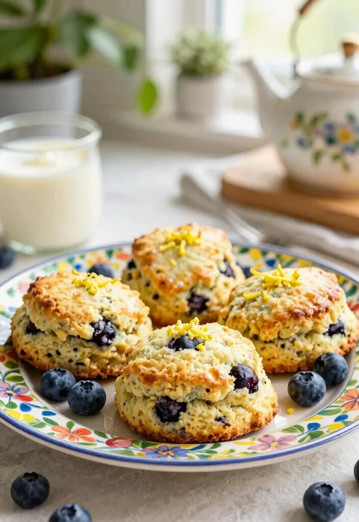 10 Vegan Bakery Recipes for Homemade Plant Based Treats 4. Vegan Lemon Blueberry Scones 0