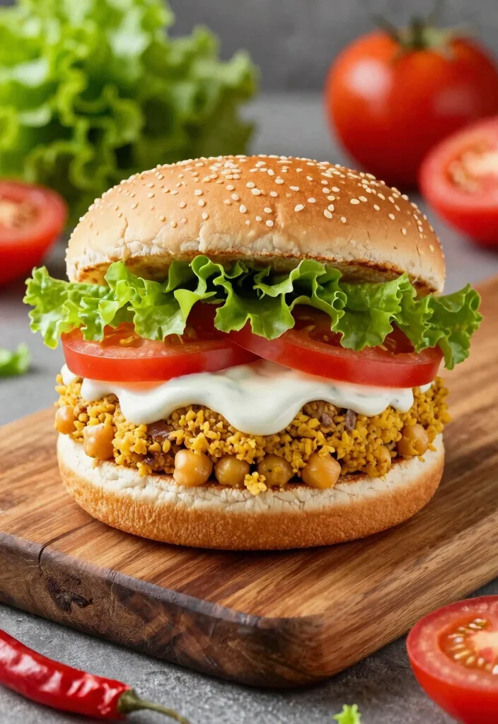 10 Vegan Chickpea Flour Recipes for Protein Rich Meals 6. Chickpea Flour Veggie Burgers 0