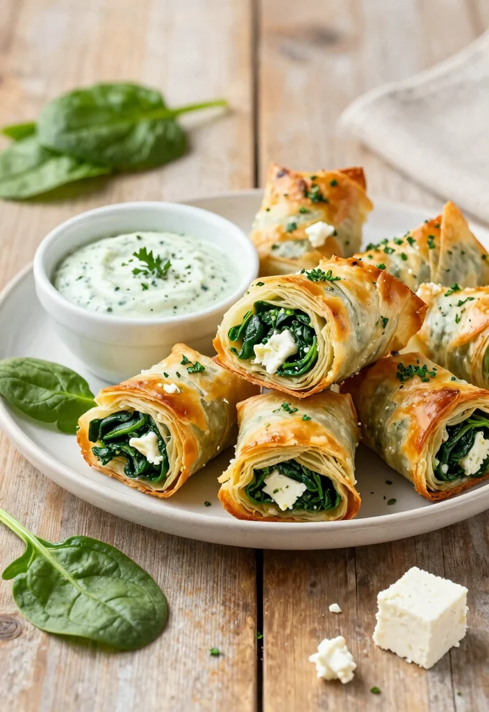 10 Vegan Filo Pastry Recipes for Flaky Plant Based Baking 1. Spinach and Vegan Feta Filo Rolls 0