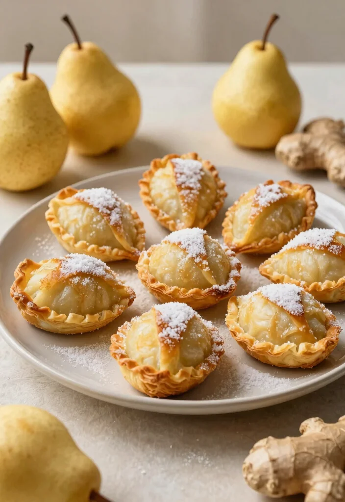 10 Vegan Filo Pastry Recipes for Flaky Plant Based Baking 9. Pear and Ginger Filo Pastry Pockets 0