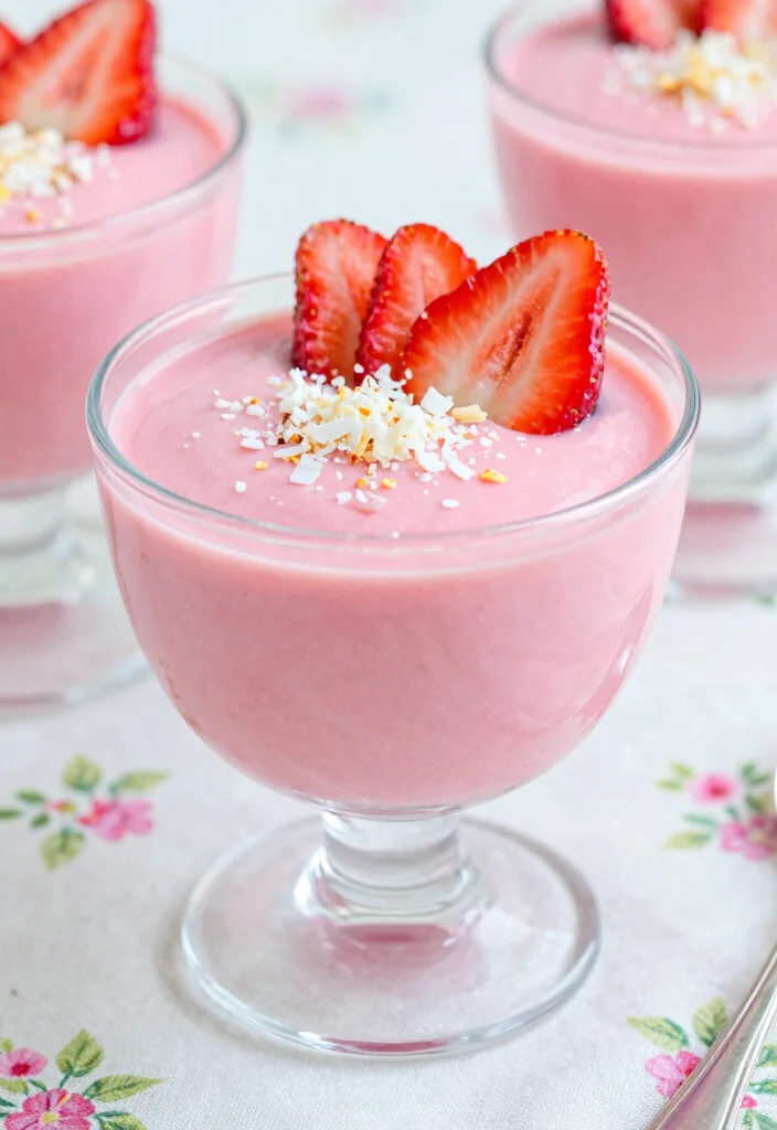 10 Vegan Mousse Recipes for Light Creamy Treats 3. Strawberry Coconut Mousse 0
