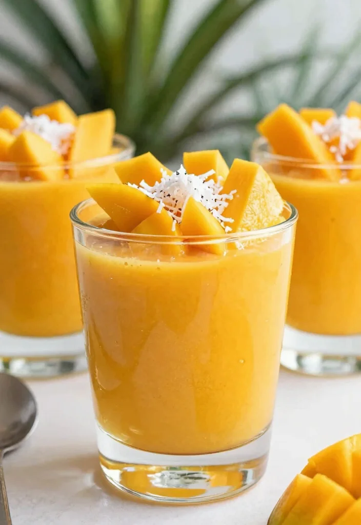 10 Vegan Mousse Recipes for Light Creamy Treats 6. Mango Coconut Mousse 0