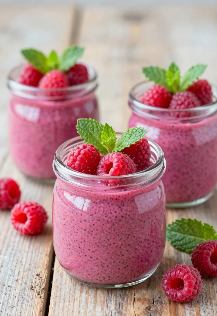 10 Vegan Mousse Recipes for Light Creamy Treats 7. Raspberry Chia Mousse 0