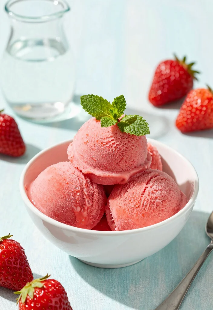 10 Vegan Sorbet Recipes for Refreshing Dairy Free Desserts 1. Classic Strawberry Sorbet 0