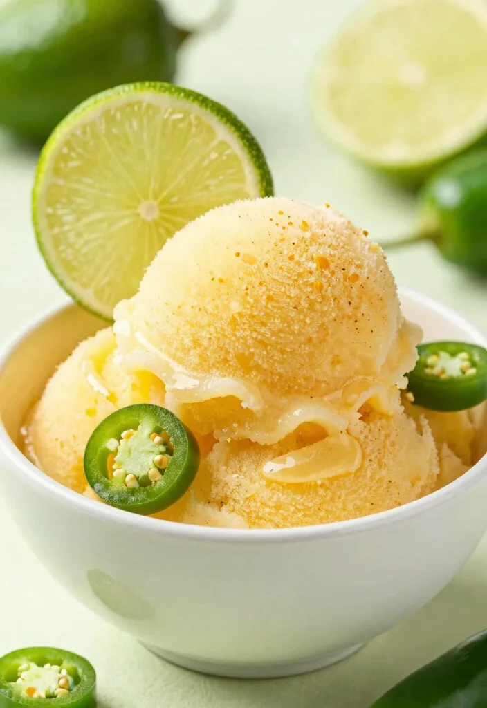 10 Vegan Sorbet Recipes for Refreshing Dairy Free Desserts 8. Spicy Jalapeo Lime Sorbet 0