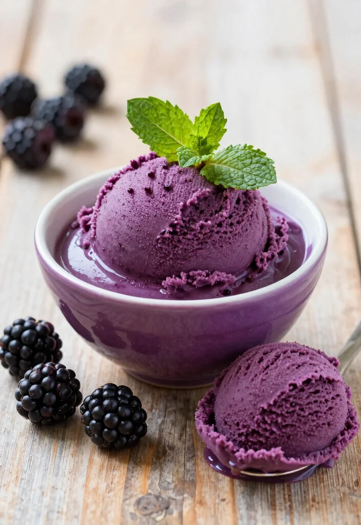 12 Blackberry Dessert Recipes for Sweet and Tart Treats 5. Blackberry Sorbet 0