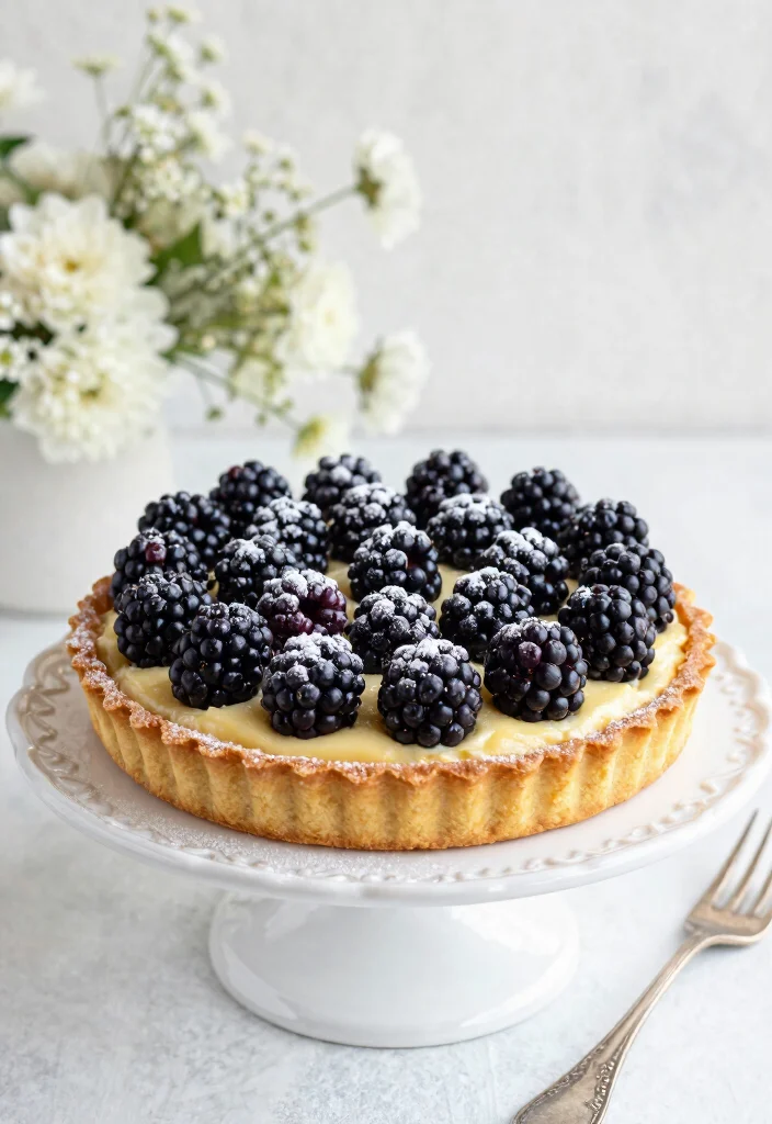12 Blackberry Dessert Recipes for Sweet and Tart Treats 9. Blackberry Tart with Almond Cream 0