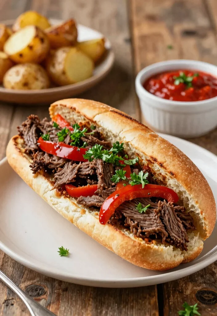 12 Crockpot Dump Dinner Recipes for Set and Forget Meals 10. Italian Beef and Peppers 0