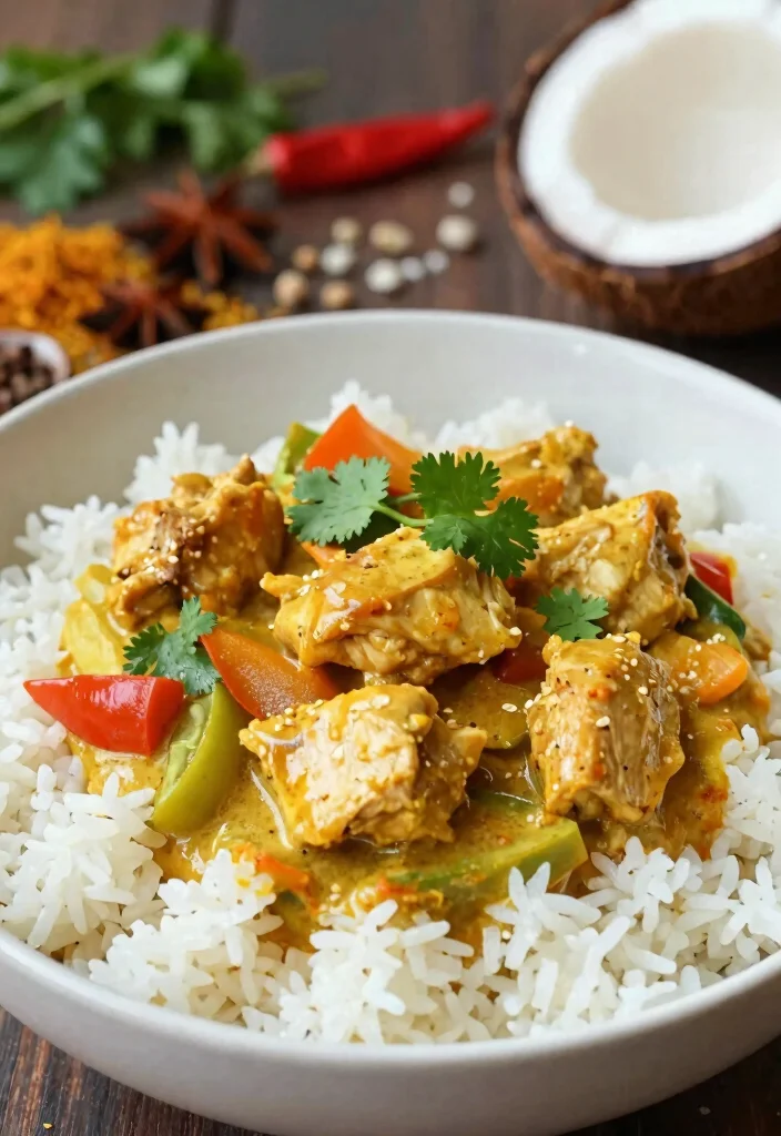 12 Crockpot Dump Dinner Recipes for Set and Forget Meals 11. Coconut Curry Chicken 0
