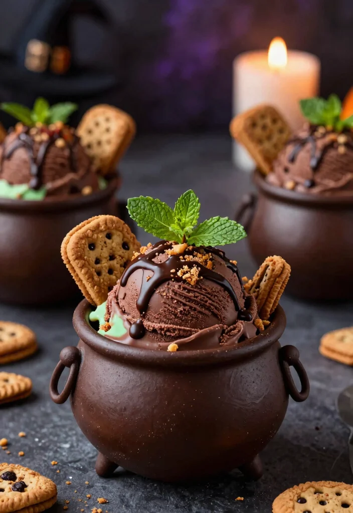 12 Halloween Dessert Recipes for Spooky Sweet Fun 11. Witchs Brew Vegan Gelato 0
