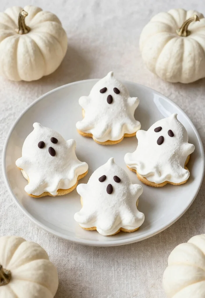 12 Halloween Dessert Recipes for Spooky Sweet Fun 3. Ghostly Meringue Cookies 0