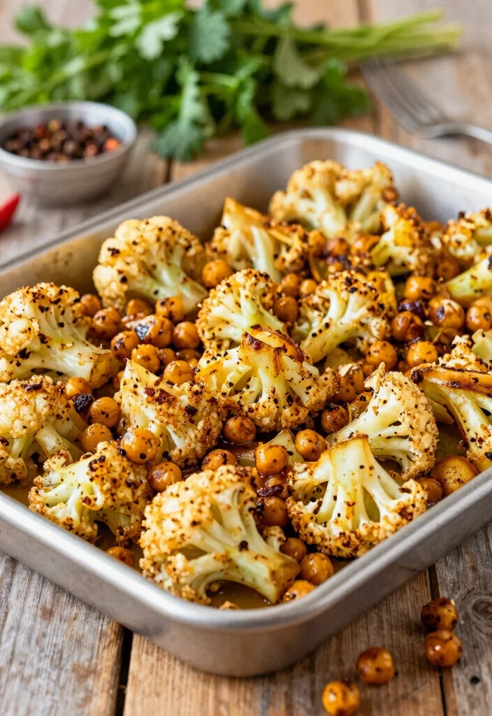 12 Healthy Baked Recipes for Light Oven Cooked Meals 5. Spicy Cauliflower and Chickpea Bake 0