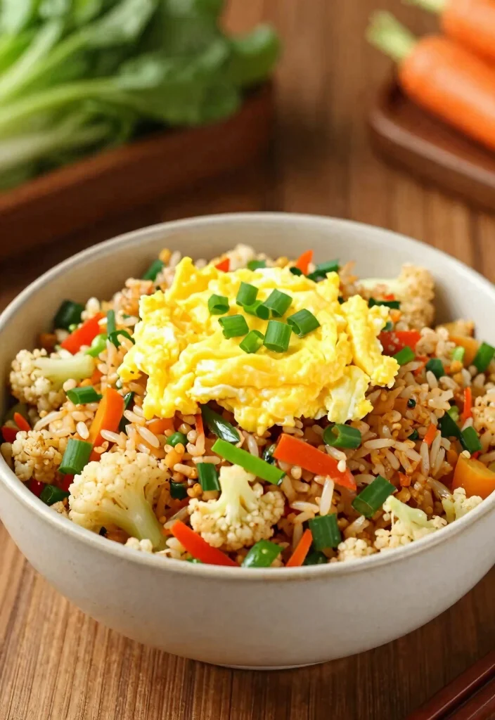 12 Healthy Budget Friendly Recipes That Save Time and Money 10. Cauliflower Fried Rice 0