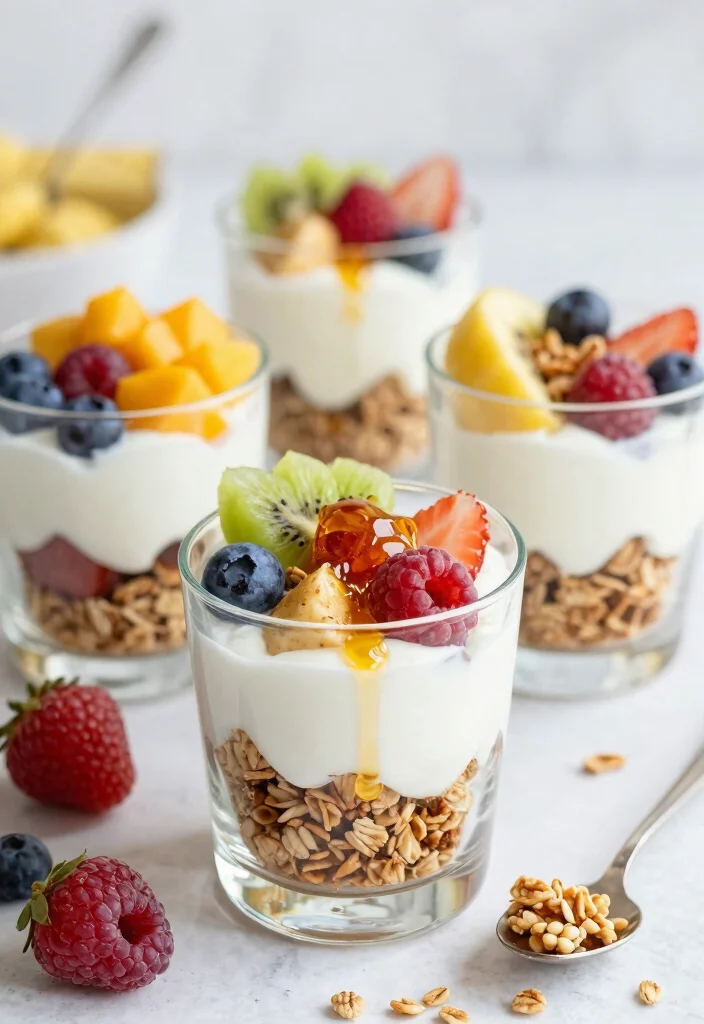 12 Healthy Budget Friendly Recipes That Save Time and Money 12. Greek Yogurt Parfaits 0