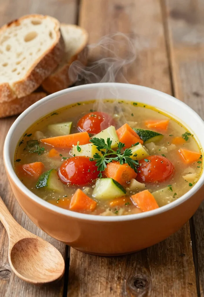 12 Healthy Budget Friendly Recipes That Save Time and Money 2. Hearty Vegetable Soup 0