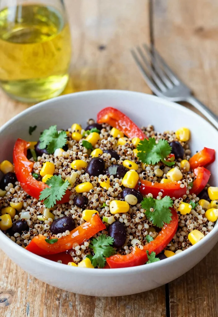 12 Healthy Budget Friendly Recipes That Save Time and Money 3. Quinoa Black Bean Salad 0