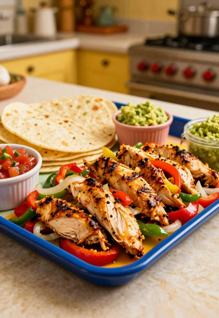 12 Healthy Budget Friendly Recipes That Save Time and Money 8. Oven Baked Chicken Fajitas 0
