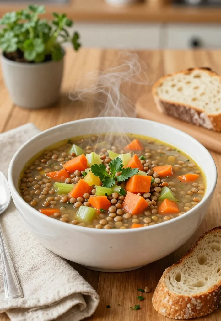 12 Healthy Crockpot Dump Recipes for Effortless Cooking 2. Vegetable Lentil Soup 0