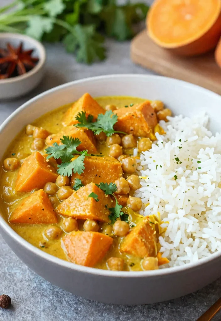 12 Healthy Crockpot Dump Recipes for Effortless Cooking 3. Sweet Potato Chickpea Curry 0