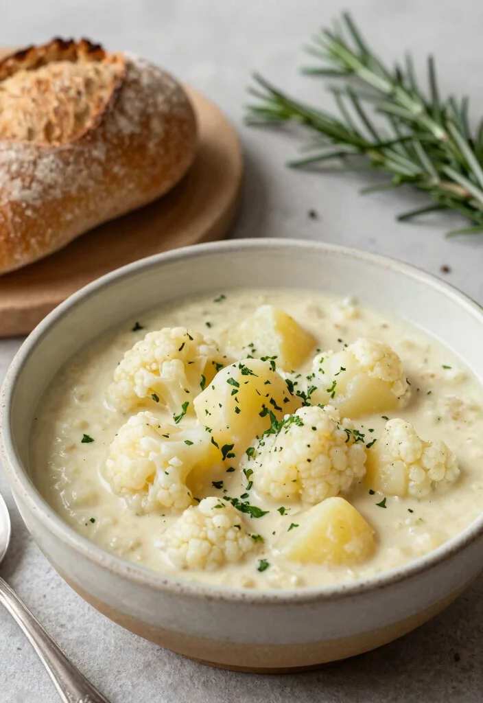 12 Healthy Crockpot Dump Recipes for Effortless Cooking 6. Cauliflower Potato Stew 0