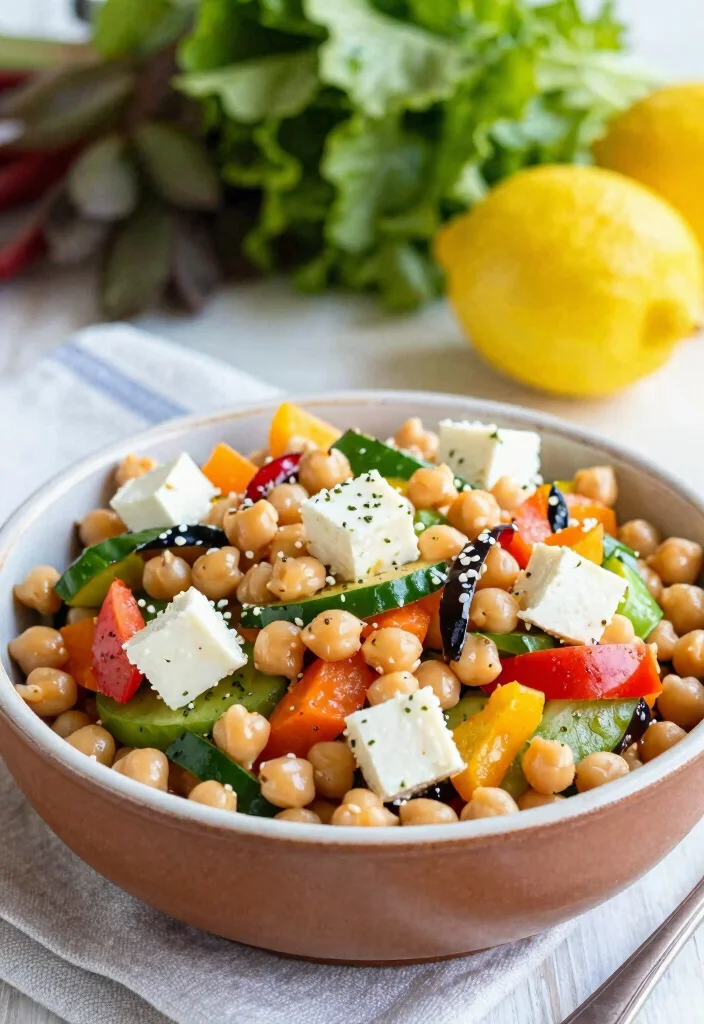 12 Healthy Crockpot Dump Recipes for Effortless Cooking 7. Greek Chickpea Salad 0