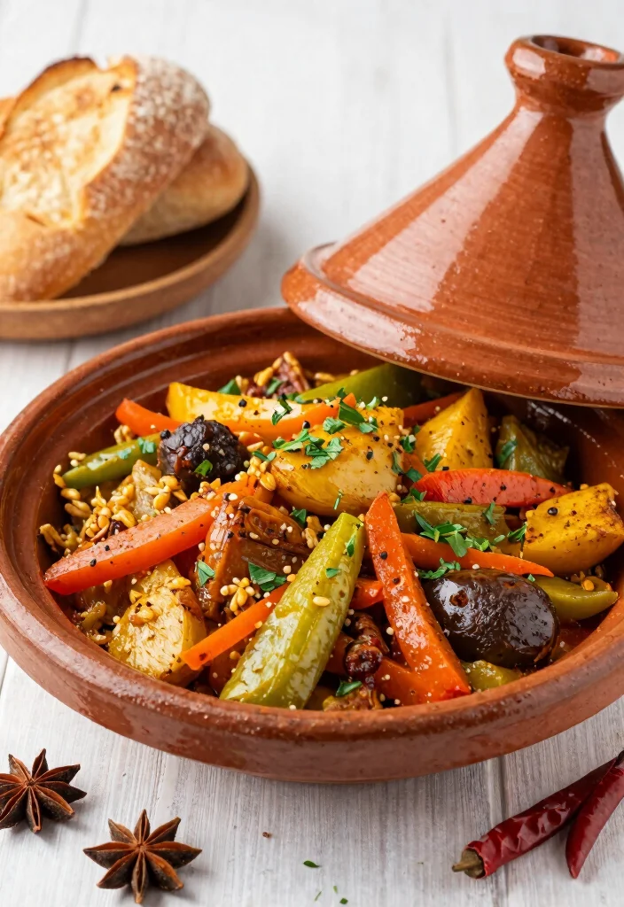 12 Healthy Crockpot Dump Recipes for Effortless Cooking 8. Moroccan Spiced Vegetable Tagine 0