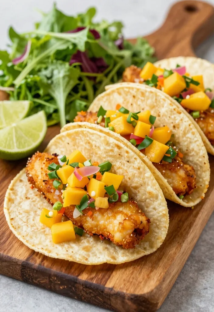 12 Healthy Flounder Recipes for Light Protein Packed Meals 3. Flounder Tacos with Mango Salsa 0