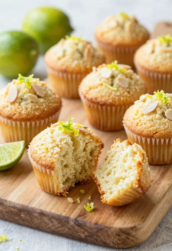 12 Healthy Lime Recipes for Fresh Zesty Flavor 11. Lime and Almond Flour Muffins 0