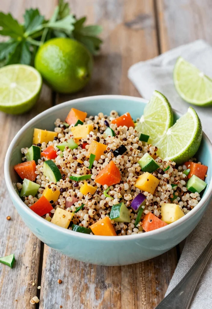 12 Healthy Lime Recipes for Fresh Zesty Flavor 7. Lime Infused Quinoa Salad 0